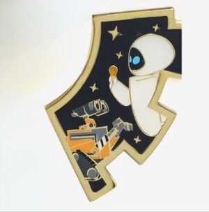 Loungefly Disney Pixar WALL-E EVE & WALL-E Puzzle Enamel Pin